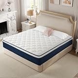 Queen Size Mattress 14 Inch Gel Memory Foam Hybrid 60"x80" Fiberglass-Free CertiPUR-US Pressure Relief Motion Isolation Soft Plush Feel