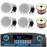 Technical Pro Home Theater Sound System Kit, 2000 Watts Bluetooth Amplifier