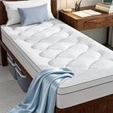 GHLPECYO Twin XL Mattress Topper, Thick Pillow Top, Dorm Room Essentials
