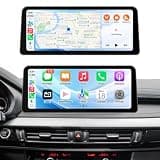 12.3Inch Ultra-Narrow Touchscreen Wireless CarPlay Android Auto for BMW X5 X6 Series F15 F16 F85 F86 (2014-2016) with NBT System, Linux HD Multimedia, OEM System, MirrorLink, Car Radio Receiver