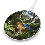 Lion of The Jungle Wireless Charger Magnetic Phone Induction Charger 10w Fast Wireless Charging Station Compatible with iPhone 17 16 15 14 13 12 Pro Max Samsung Galaxy S25 S24 S23
