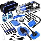 Viewsun Car Cleaning Kit, Car Interior Detailing Kit with High Power Handheld Vacuum, Detailing Brush Set, Windshield Cleaner, Cleaning Gel, Complete Auto Accessories for Men, Women