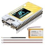 YELUFT Wireless Tracker V2 + 2000mAh Battery UC6580 Dual Band GNSS GPS Module ESP32-S3 WiFi BLE 28dBm High Power SX1262 LoRa Supports Asset Tracking Personnel Positioning Compatible with Meshtastic