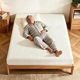 MENGZHONGXIN 10 Inch White Twin Foam Mattress, Lightweight, Portable for Guest Room Dorm RV