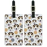 Graphics & More Dog Puppy-Pembroke Welsh Corgi Face Tri-Color, White