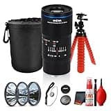 Laowa 100mm f/2.8 2X Ultra Macro APO Lens for Canon RF, Manual Focus Full Frame for Close-Up Product & Nature Photos (VE10028RF) + Lens Filter Kit + Tripod + More (9pc Bundle)