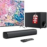 vibeadio Upgraded Sound Bar for TV with 5.9" Powerful 110W Subwoofer, 2.1 CH Surround Sound System, Bluetooth 5.4, ARC/Optical/AUX, Deep Bass Home Theater Audio for PC, Gaming, Projectors & Gifts