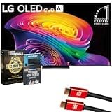 LG 83 Inch OLED evo AI C6H 4K Smart webOS TV (2026) OLED83C6HUP.AUS Bundle with 1 YR CPS Enhanced Protection Pack, 2X 6FT HDMI Cable and Deco Gear Home Theater Beginner's Guide