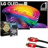 LG 83 Inch OLED evo AI C6H 4K Smart webOS TV (2026) OLED83C6HUP.AUS Bundle with 1 YR CPS Enhanced Protection Pack, 2X 6FT HDMI Cable and Deco Gear Home Theater Beginner's Guide
