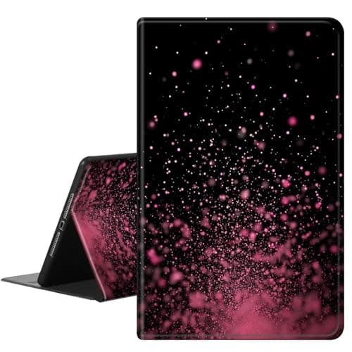 Case for 10.1" All-New Fire HD 10 Tablet (13th Generation,2023 Release) -PU Leather Slim Standing Smart Cover Case with Auto Sleep/Wake for Fire HD 10 2023,Pink Glitter