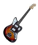 39 Inch Solid Body Electric Guitars, Sunburst Offset Guitar with HH Pickups & Floating Tremolo, Guitarra Electrica for Indie Rock & Stage