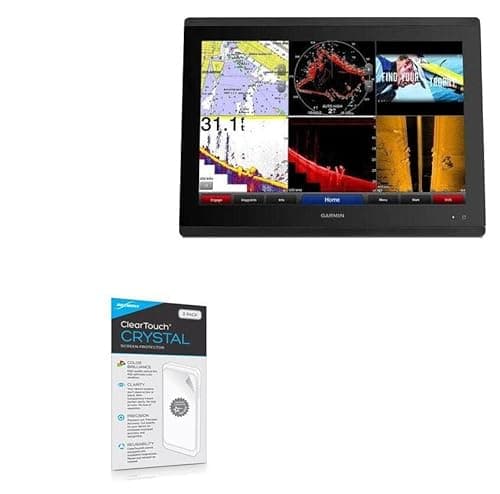 BoxWave Screen Protector Compatible with Volvo Penta MFD 8617 - ClearTouch Crystal (2-Pack), HD Film Skin - Shields from Scratches