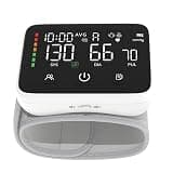 【2026 New Upgrade】 Wrist Blood Pressure Monitor, Wrist Cuff Blood Pressure Monitors for Home use with Large Display Bp Machine,120 * 3 Sets Memory with Storage Bag