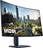 Alienware 32 PC Gaming Monitor – AW3225DM, QHD (2560x1440), 1500R Curved, 180Hz, VA, 1ms, AMD FreeSync, VESA AdaptiveSync, 95% DCI-P3, HDR400, DisplayPort, 2 HDMI, 3 USB, (Renewed)