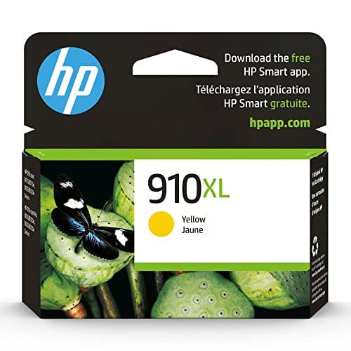 HP 910XL Yellow High-Yield Ink Cartridge Printers | Works with Printer Series: OfficeJet 8010, 8020, Pro 8020, 8030 | Eligible for Instant Ink | 3YL64AN, Pack of 24