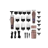 Metal Comb Hair Clipper Digital Display Electric Shaver Trimmer Set