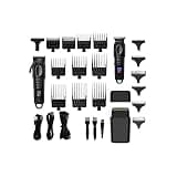 Metal Comb Hair Clipper Digital Display Electric Shaver Trimmer Set