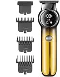 RASRGTRQ Mens Hair Design Barber Cordless Professional Trimmer for Men