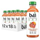 Bai Antioxidant Infused Water Beverage, Baru Blood Orange, 18 Fluid Ounce Bottle, 12 Pack