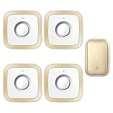 ONMYJFD Home Waterproof Doorbell 60 Songs 5 Volume Curves Smart Call Answering