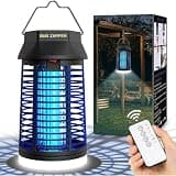 Remote Control Bug Zapper, Outdoor & Indoor Electric Mosquito Killer with LED Light, Waterproof Fly Trap & Insect Catcher, Plug-in Insect Repellent for Outside, Patio, Garage, Home, and Garden