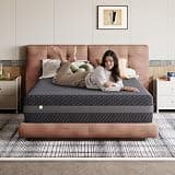 2 14 Inch King Size Mattress, King Mattress Gel Memory Foam for Body Contouring, Consistent Pressure-Relieving Support, with Green Tea-Infused Foam, Medium Firm, Mattresses in a Box