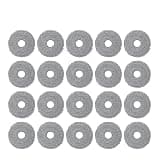 FLSBMVORA Compatible for Xiaomi ,S10+ / S10+ / S10 Plus / S20 Plus Robot Vacuum Cleaner Spare Parts Mop Cloth Pad(Mop-20PCS)