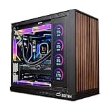 KOTIN Gaming PC Desktop, Ryzen 7 9800X3D, GeForce RTX 5070 12GB, 32GB DDR5 6000MHz, 1TB PCIe 4.0 SSD, 11.3" Smart Display, 360mm Liquid Cooler, WiFi 7, Windows 11 Home, ARGB Gaming Tower