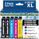 TOKYOINK Remanufactured Ink Cartridge Replacement for EPSON 232 232XL Ink Cartridges Combo Pack Compatible with XP-4200 XP-4205 WF-2930 WF-2950 Printer Ink Cartridges (2Black, Yellow, Magenta, Cyan)