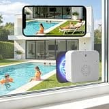 BestDay Wireless Indoor Window Camera, 100% Wire-Free Security Cam with Dual-Band WiFi, Prevent Vandalism, Avoid Harsh Weather,