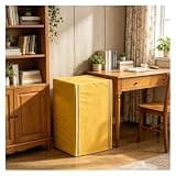 CHZDPP 6 Color Safe Cover for Appliances/Storage Cabinet, Customisable Safe Covers Disguise with Pull Open Zipper, Safety Dust Cover for Long Term Use(Yellow,31x22x55in/80x55x140 cm)