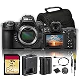 Nikon Z8 Mirrorless Camera Bundle, 45.7MP Full Frame Professional Digital Camera, 8K Video, EXPEED 7, 493-Point AF, Z Mount Bundle with Camera Bag + 64GB UHS-II Memory Card