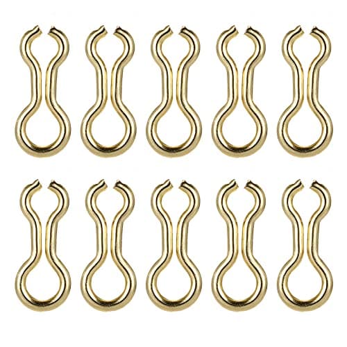 HUIOP 200PCS Brass Sinker Wire Eye for DO-IT