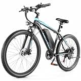 ANCHEER Electric Bike for Adults, Electric Mountain Bike, 26" Sunshine Ebike, Electric Bicycle with 48V/374Wh Battery, 7/21Speed, UL2849 Compliant