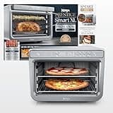 Ninja Prestige Smart XL with Pro Cook System 10 in 1 Digital Countertop Convection Toaster Oven, Air Fry, Air Roast, Broil and Bake, Thermometer, 1800 Watts, Stainless Steel, DT551