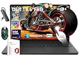 Seibosfy Dell 15.6'' FHD Dell Touchscreen Laptop,Intel Ultra 7 255U (Beat i7 150U),Windows 11 Pro Laptop,16 GB DDR5 RAM 1 TB PCle SSD,Intel Graphics,Wi-Fi6,AI Copilot Key,Mouse,Hub