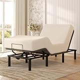 Softa Twin XL Adjustable Bed Frame, Independent Head & Foot Incline, Dual Motor Electric Bed Base with Remote Control, 3 Leg Height Options, Anti-Snore, Whisper Quiet Motor, Easy Assembly