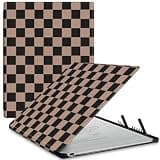 Aippdo Case for Remarkable Paper Pro Tablet 11.8" (Released in 2024), Hard Back Shell Protective Book Folio Cover with Built-in Pen Holder, with Auto Sleep/Wake Function. (Black Checkered Pattern)