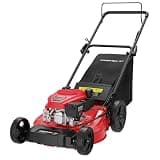 PowerSmart 21-Inch Gas Push Lawn Mower with OHV Engine, 3-in-1 (Bag/Mulch/Rear Discharge),6 Cutting Heights, Durable Steel Deck, Rear-Wheel Drive