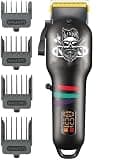 WTYBRMYO Hair Clipper Electric Trimmer Men Professional Barber Cordless Shaver for Man Cleaning Machine(Black)