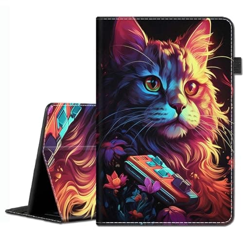 Case for Amazon Kindle Fire Max 11 Tablet (13th Generation, 2023 Release) - Slim Fit Standing Cover with Auto Sleep/Wake for All-New Fire 11 Max Tablet,Watercolor Cat