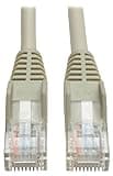 Tripp Lite Eaton Series N001-010-GY Cat5e Ethernet Patch Cable, 10 ft, RJ45 M/M, 350MHz 1Gbps Gigabit, Snagless Booted PoE, Gray, Network UTP, Cloud Care Pre-Configured Bundle Eligible (1 Pack)