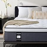 Queen Mattress 10 Inch Memory Foam Hybrid Mattress in a Box, Medium Firm Pillow Top Fiberglass-Free, Soft Breathable Pressure Relief Pocket Innerspring Bed, CertiPUR-US Certified