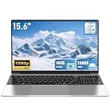 NAIKLULU Laptop Computer, Win 11 Pro Lap Top, 15.6 Inch Laptop PC 2026, 16GB RAM 256GB SSD, M3-6Y30 Processor, FHD Display 1920 * 1080P, WIFI5, BT4.2, 5000mAh Battery, for School Business Student
