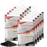 Vacplus Moisture Absorbers, Hanging Closet Dehumidifier Bags, Humidity Packs, Desiccant, Closet Dehumidifiers with Activated Charcoal, 10 Pack, 9.8 OZ