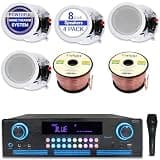 Vaiyer Home Theater Sound System Kit, 2000 W Bluetooth Amplifier