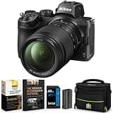 Nikon Z5 Full Frame Mirrorless Camera Body FX 4K + 24-200mm F4-6.3 VR Lens Kit 1641 Bundle with Deco Essentials Shoot Like A Pro eBook + Lexar 64GB SDXC Memory Card + Camera Bag + Extra Battery
