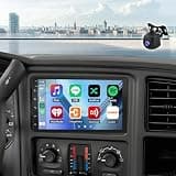7 Inch Android 13 Car Stereo for 2007 Chevy Silverad Classic 1500 2500, Double Din Radio with Wireless CarPlay & Android Auto, 2GB+32GB, GPS Navigation, Bluetooth, WiFi, SWC, Backup Camera