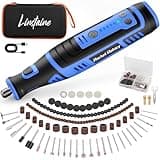 8V Cordless Rotary Tool Kit with 135pcs Accessories, 2.8Ah Battery Rechargeable Engraving Pen with LED Light, 5-Speed 30000RPM Power Rotary Tools for Drilling Grinding Sanding Polishing Cutting