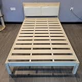 Dreapillo Bed frames Wooden Double Bed Frame – Sturdy solid wood double platform bed frame